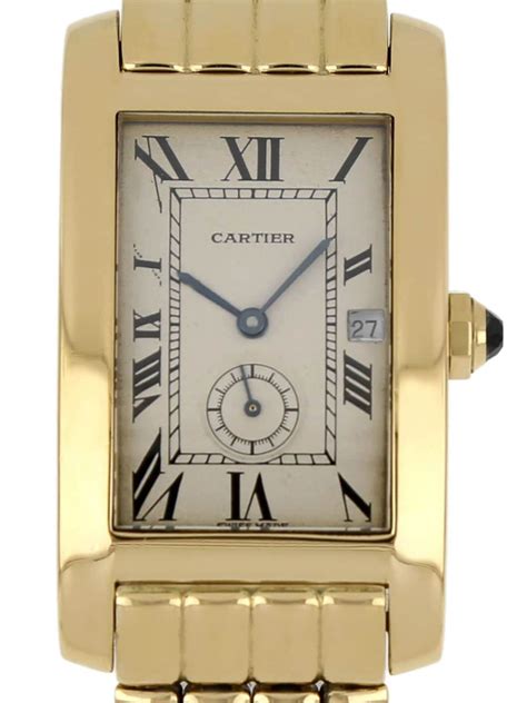 cartier tank second hand|pre owned cartier tank americaine.